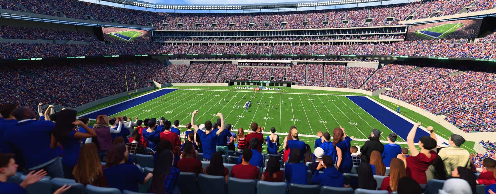Seat view from Mezzanine Club A