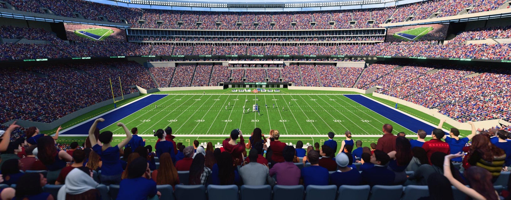 Seat view from Mezzanine Club A