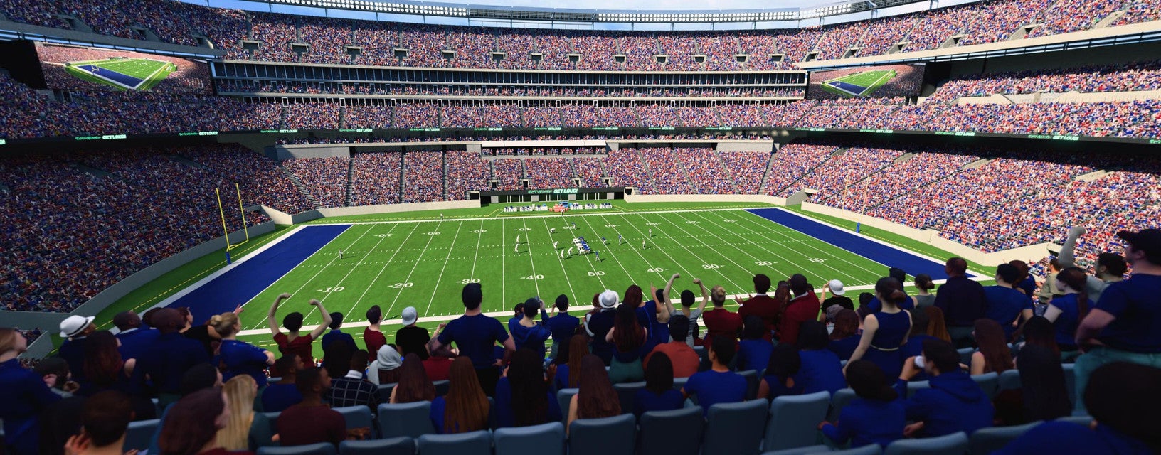 Seat view from Mezzanine Club A