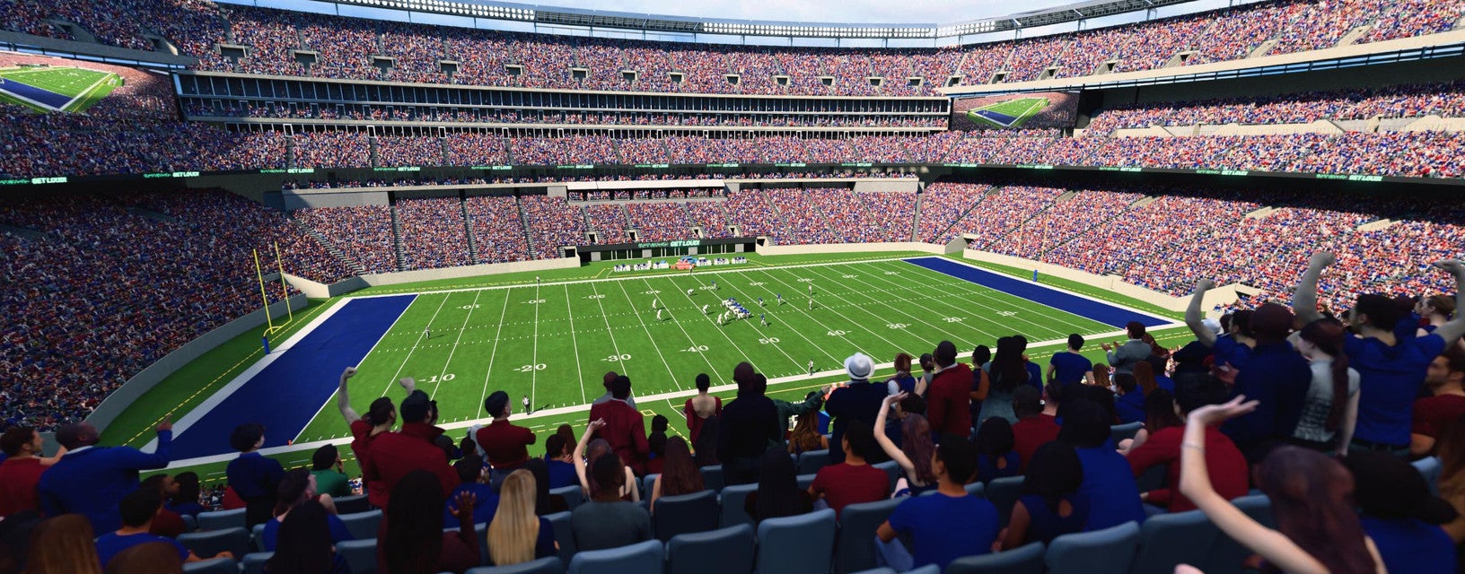 Seat view from Mezzanine Club A