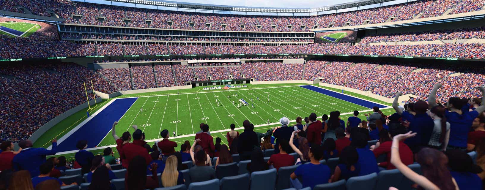 Seat view from Mezzanine Club A