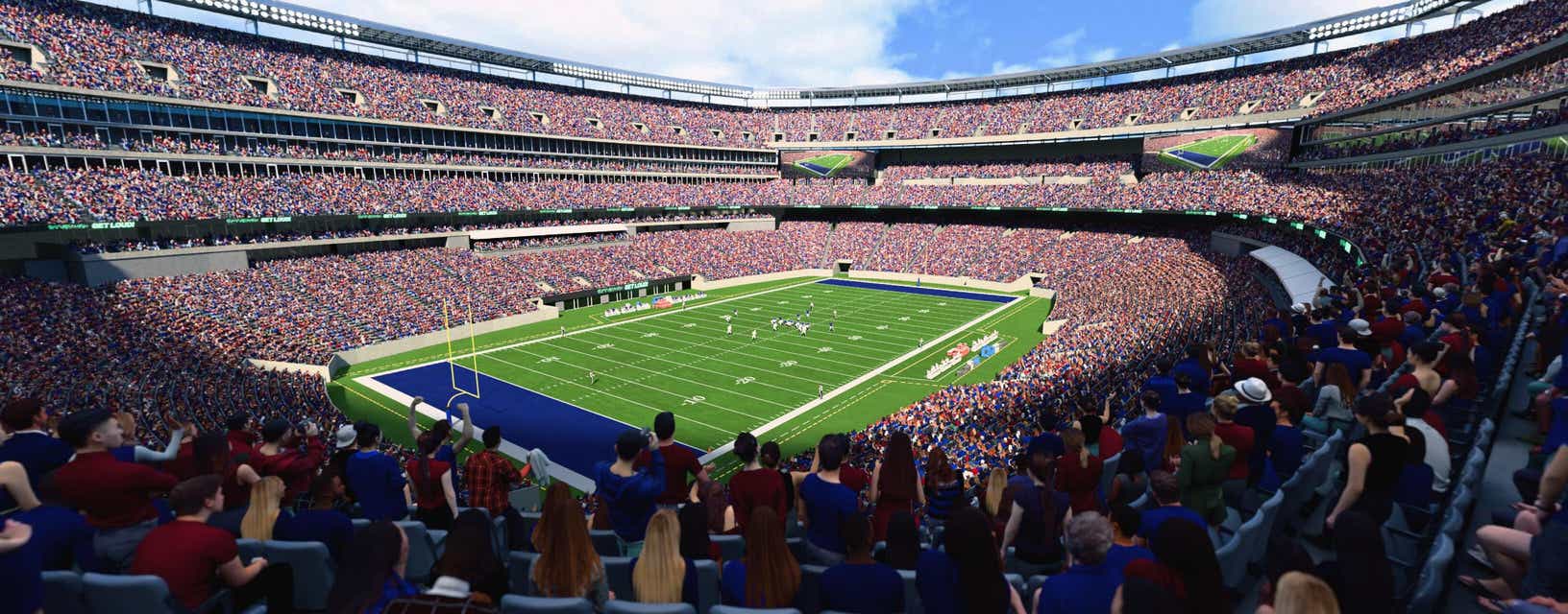 Seat view from Mezzanine Club A