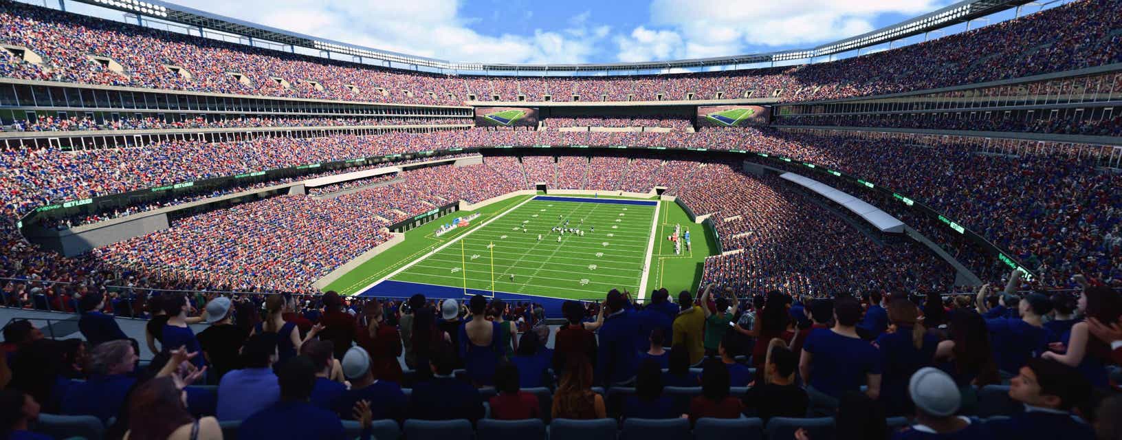 Seat view from Mezzanine Endzone