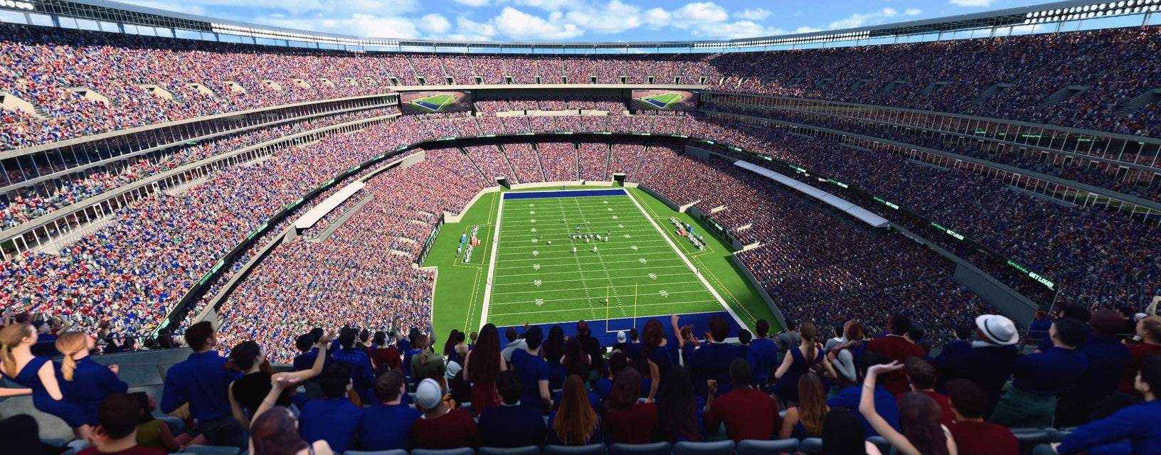 Seat view from Upper Endzone