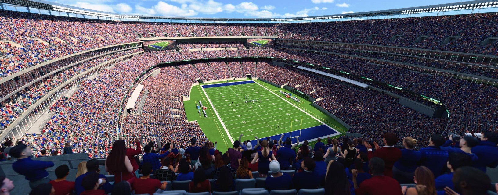 Seat view from Upper Endzone