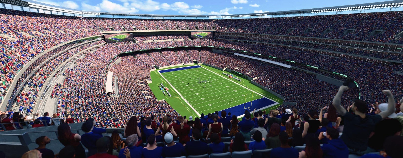 Seat view from Upper Endzone
