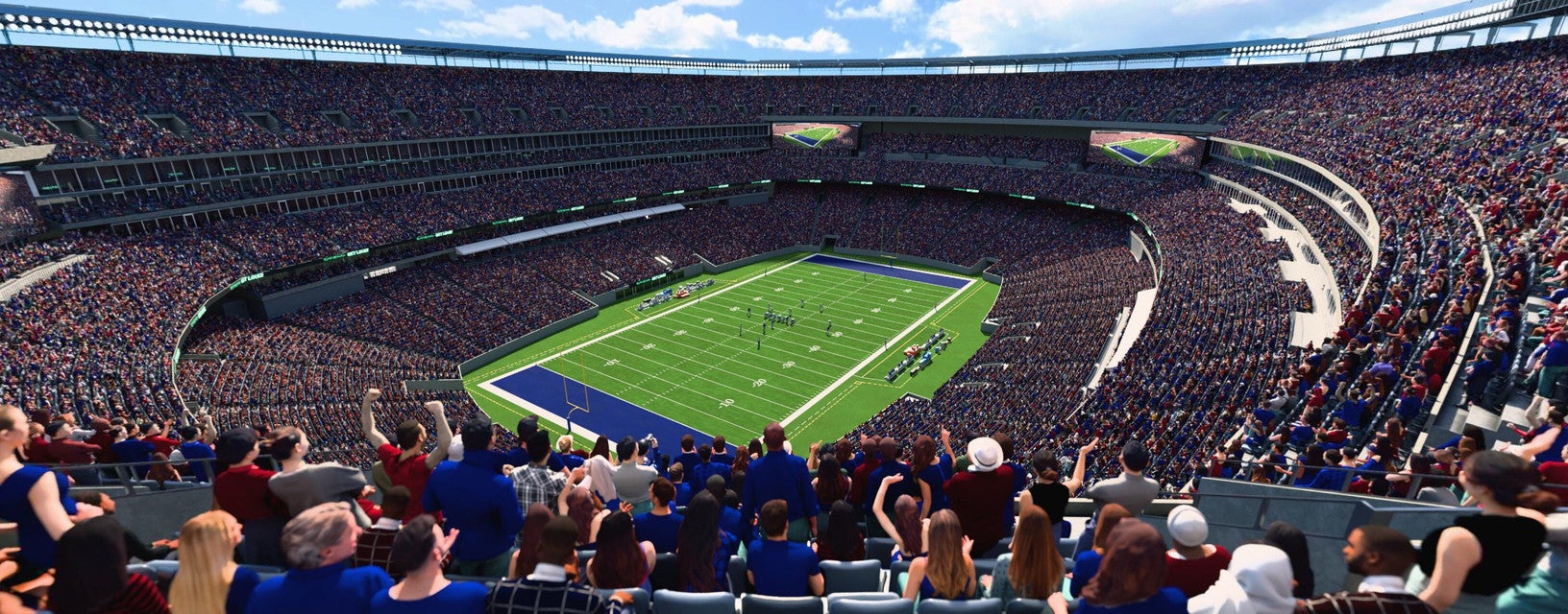 Seat view from Upper Endzone