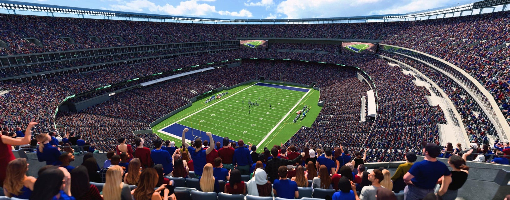 Seat view from Upper Endzone