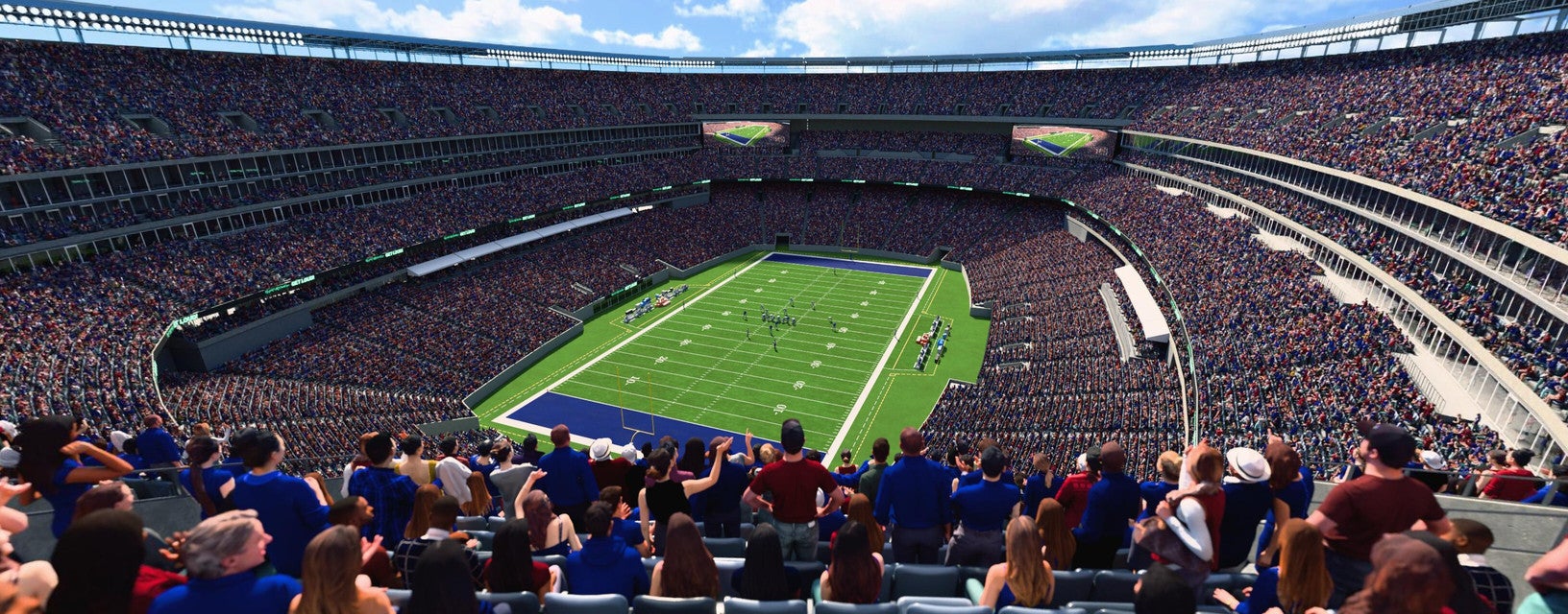 Seat view from Upper Endzone
