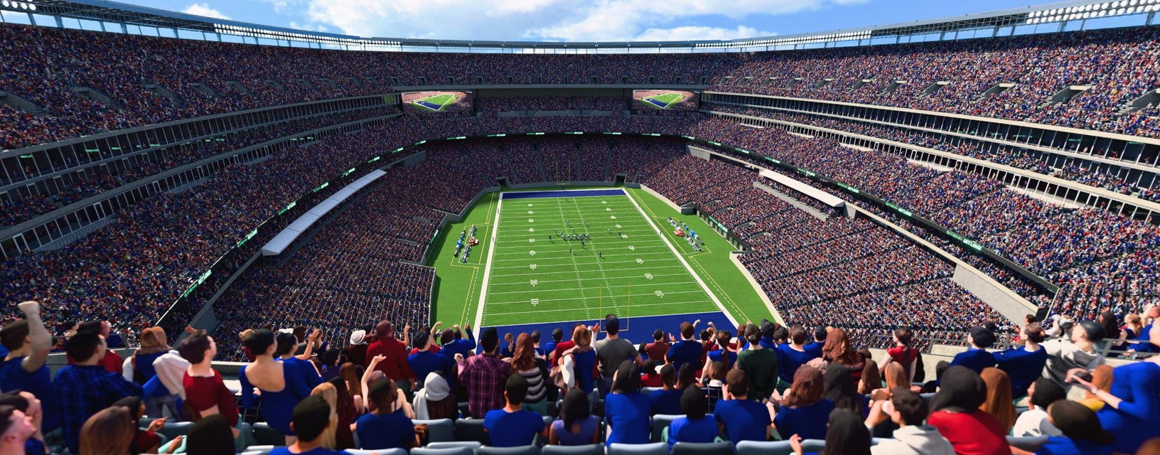 Seat view from Upper Endzone