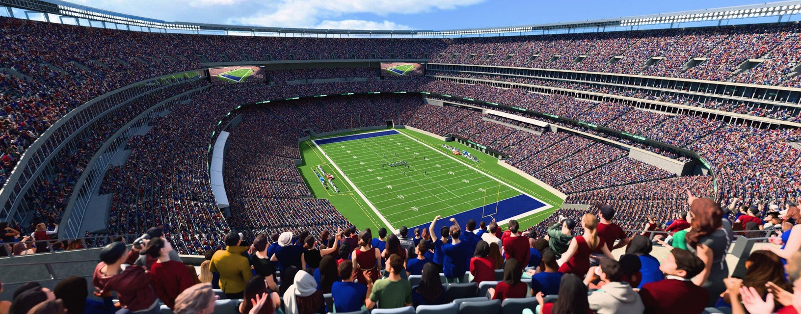 Seat view from Upper Endzone