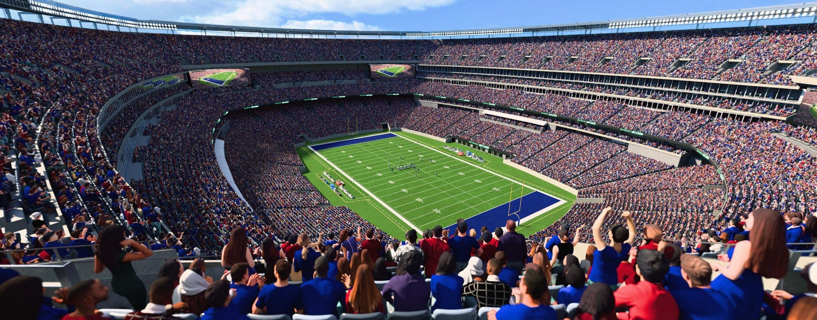 Seat view from Upper Endzone