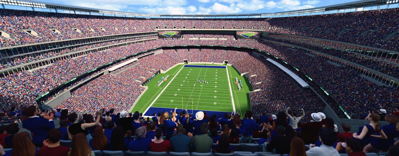 Seat view from Upper Endzone