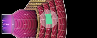 Seat view from Dress Circle