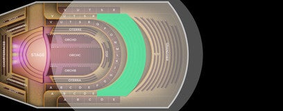 Seat view from Dress Circle