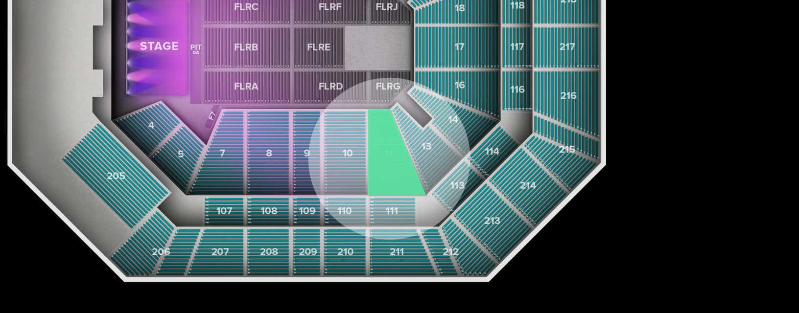Seat view from Lower