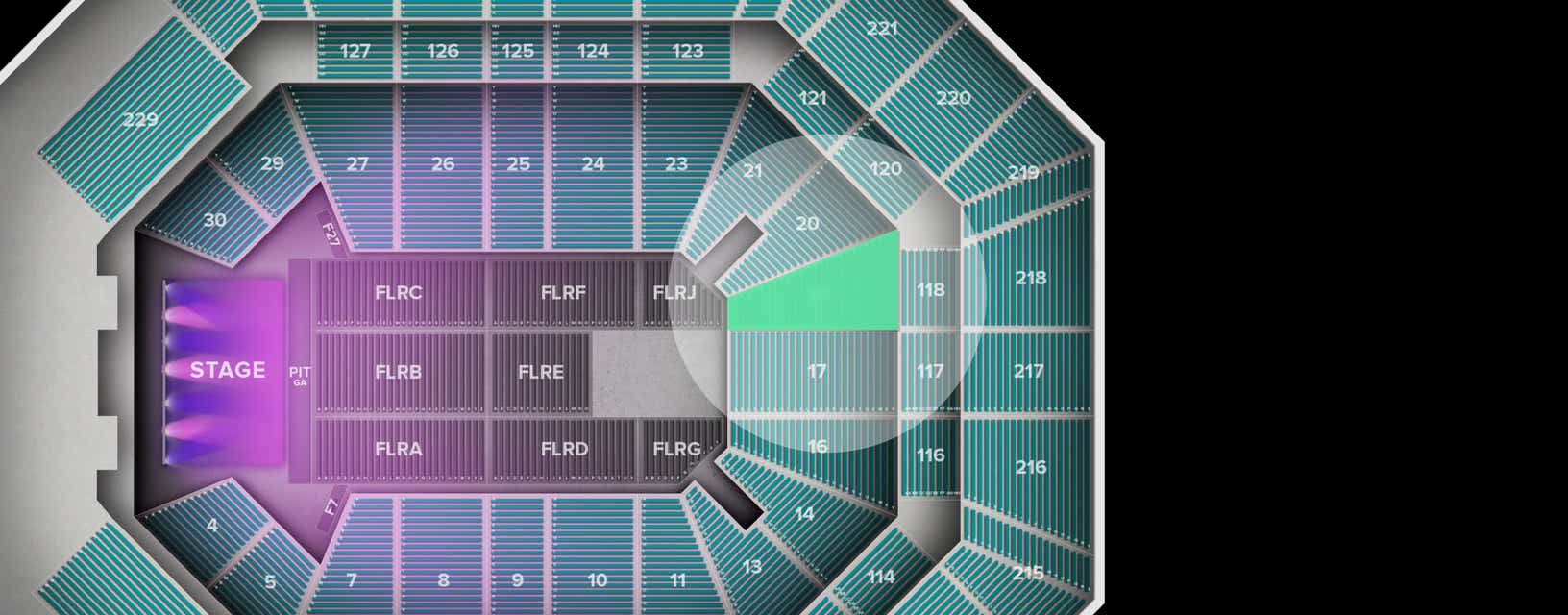 Seat view from Lower