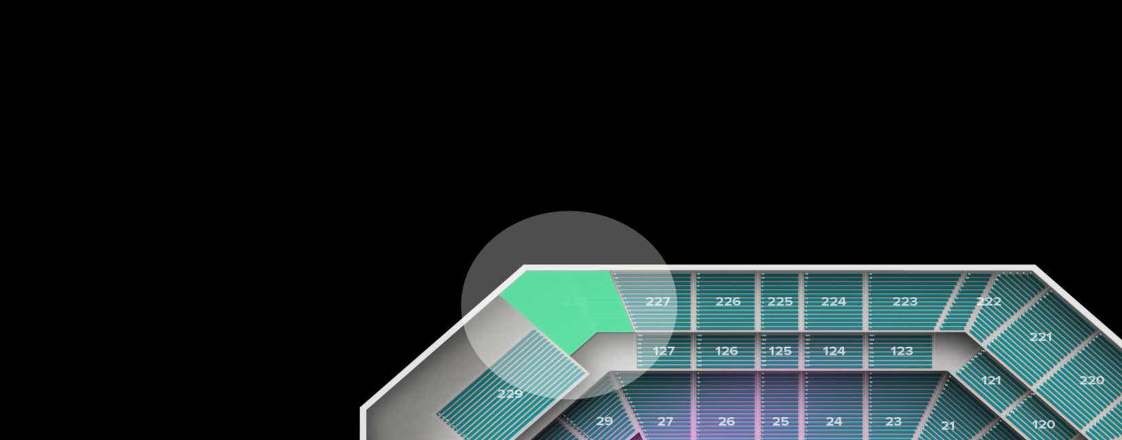 Seat view from Upper