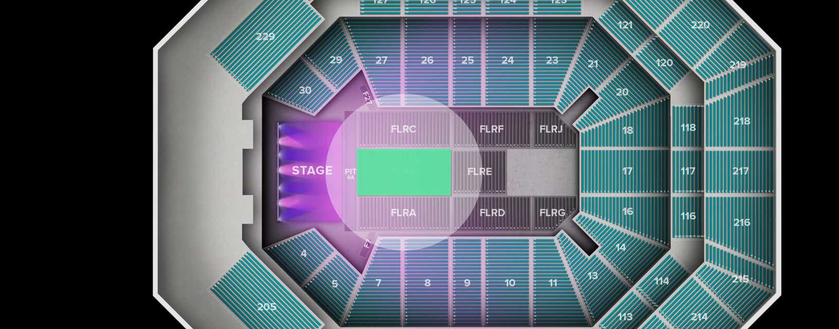 Seat view from Floor