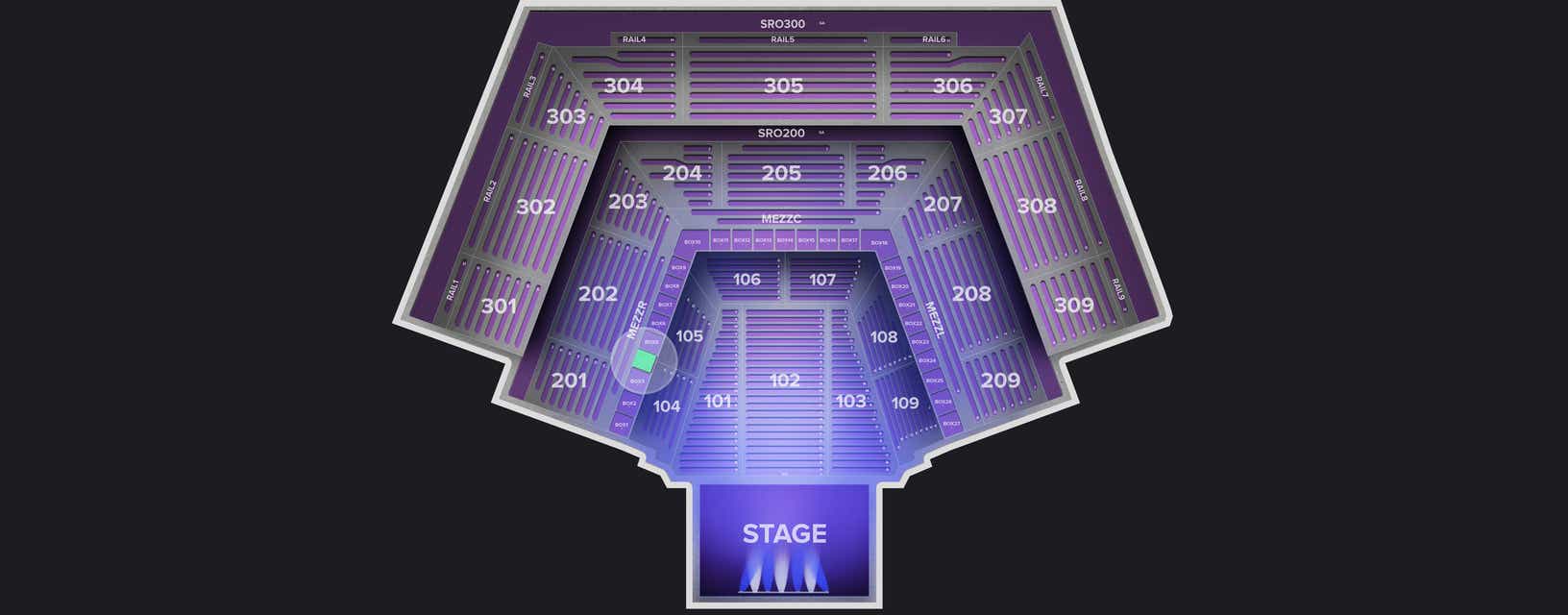 Seat view from Box