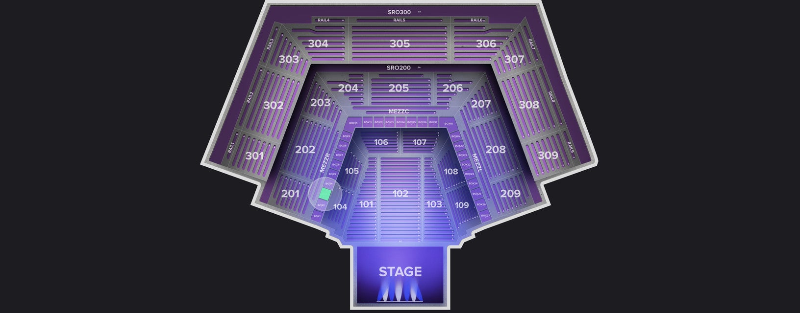 Seat view from Box