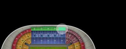 Seat view from Longside Upper Tier