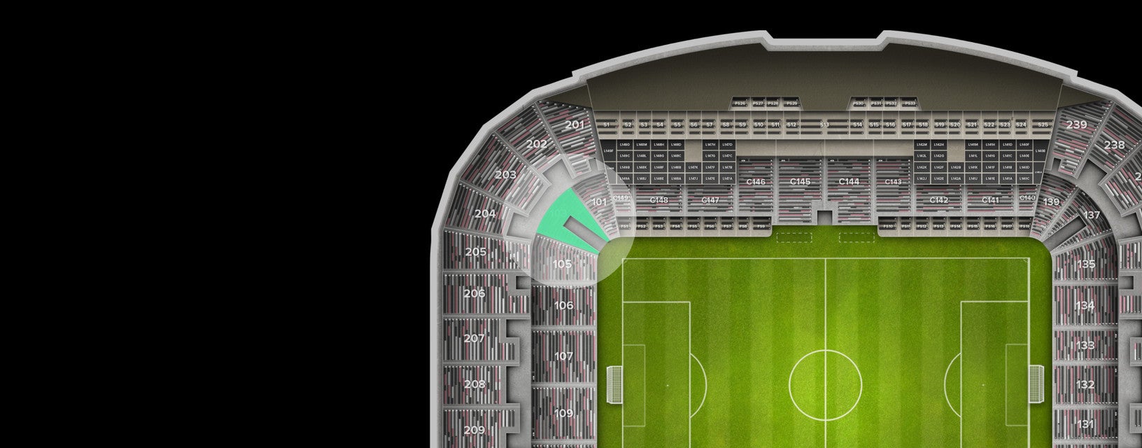 Seat view from Lower Corner