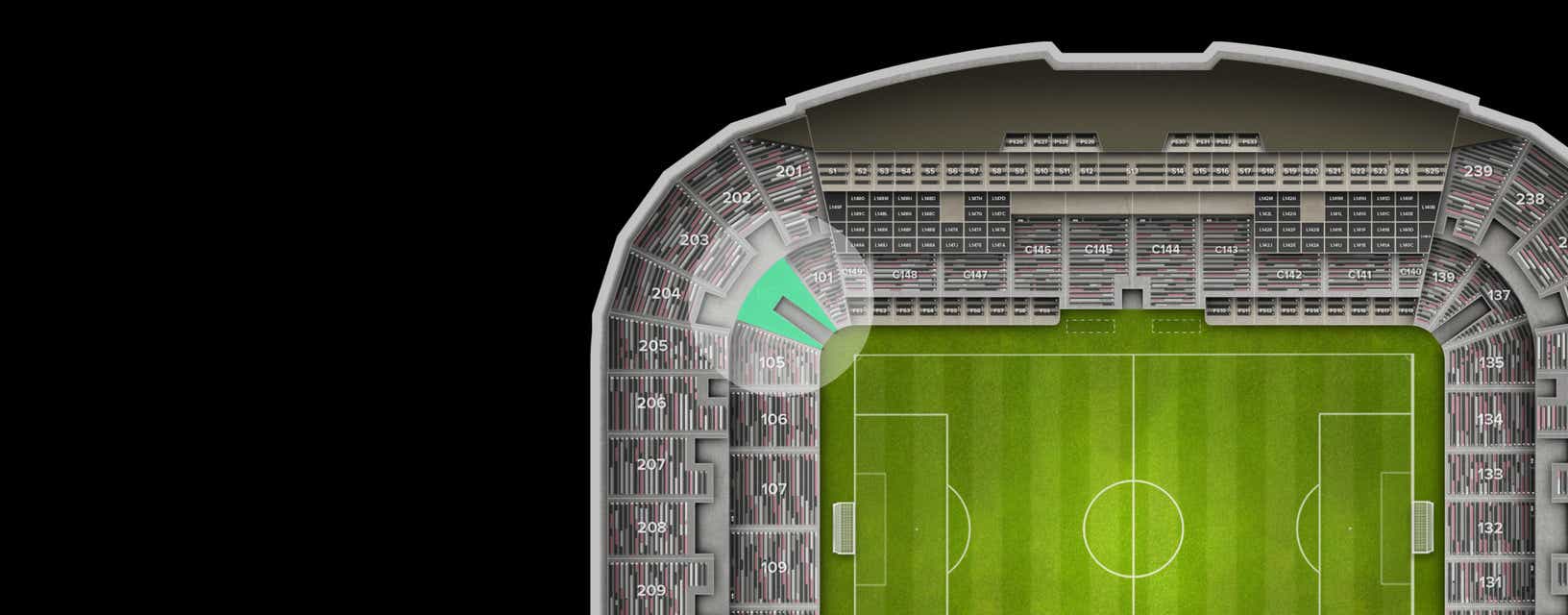 Seat view from Lower Corner
