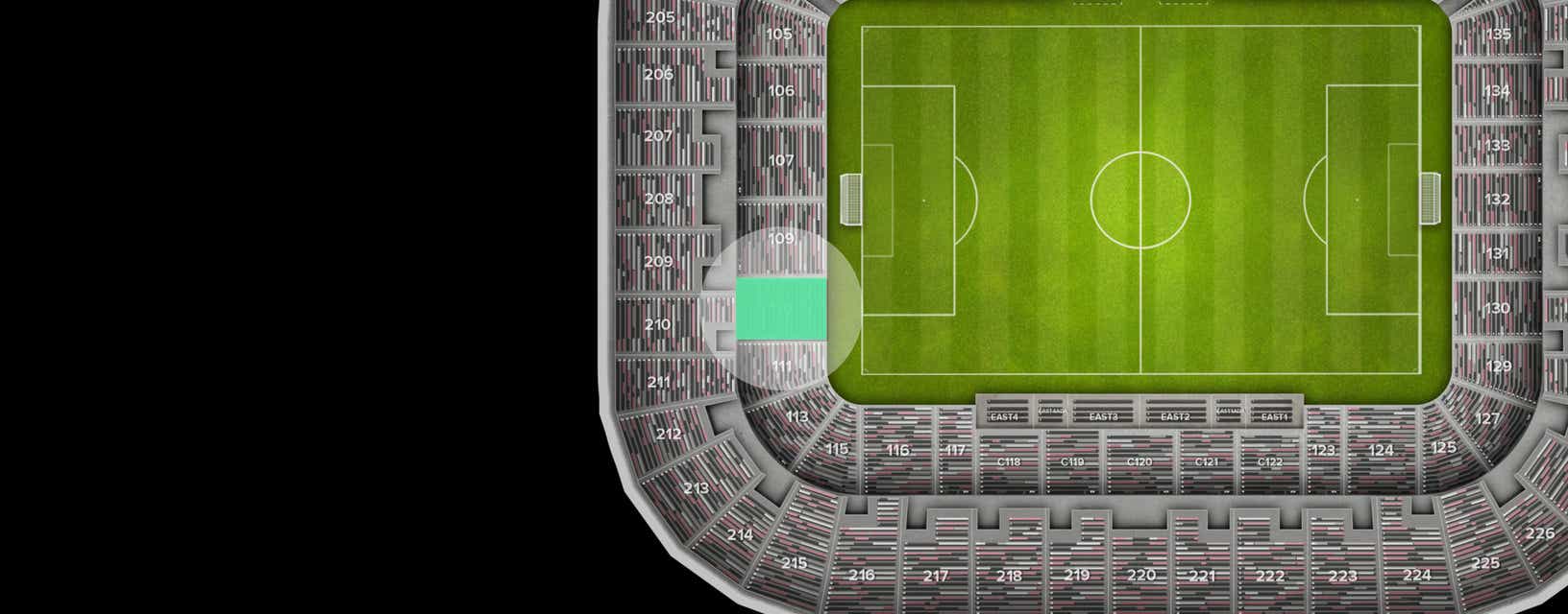 Seat view from Lower Goal