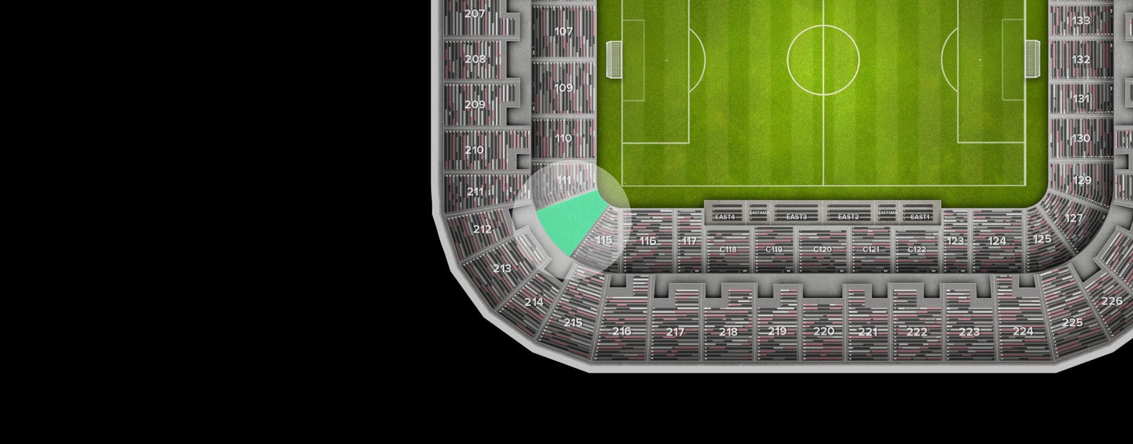 Seat view from Lower Corner