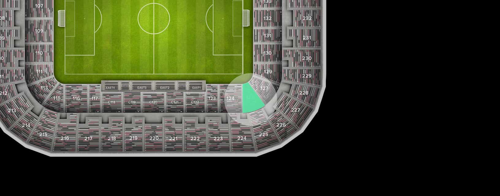 Seat view from Lower Corner