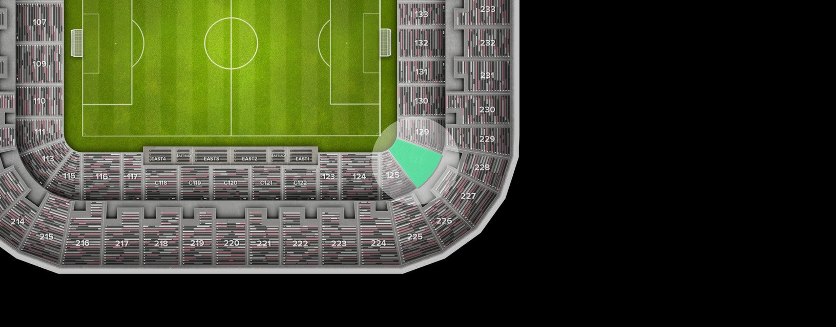 Seat view from Lower Corner