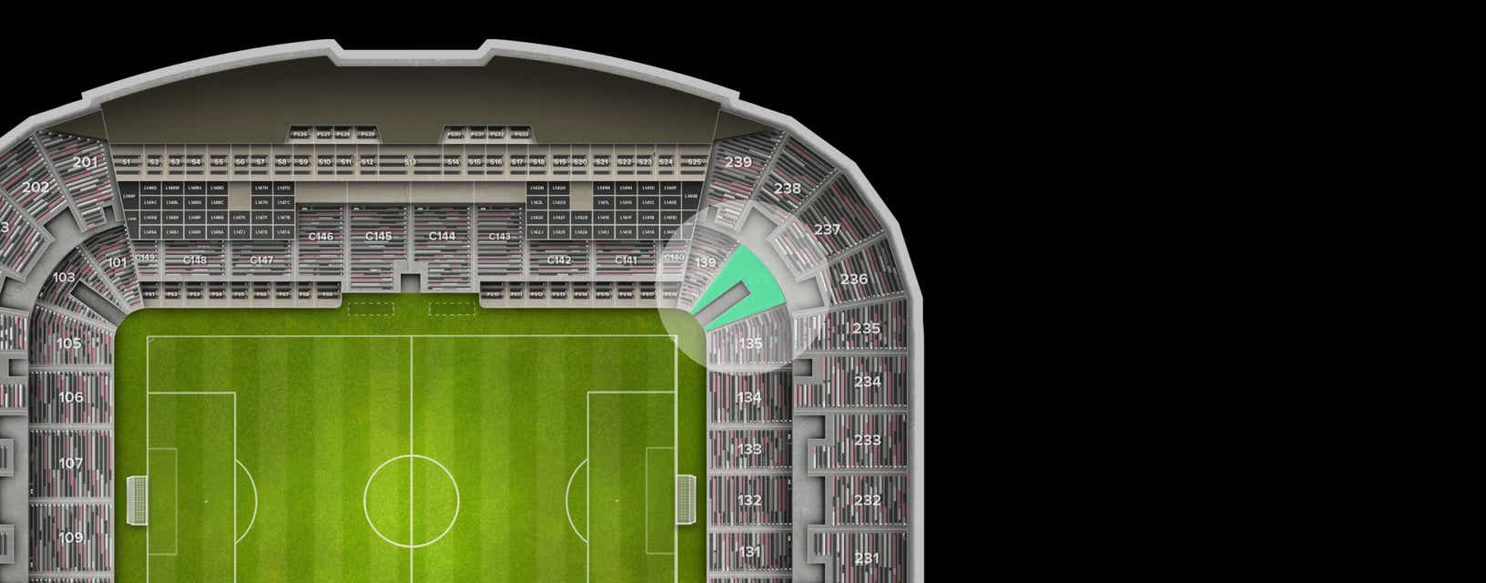 Seat view from Lower Corner