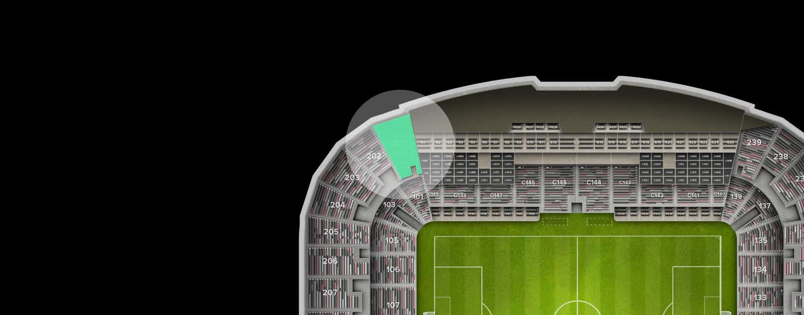 Seat view from Upper Corner