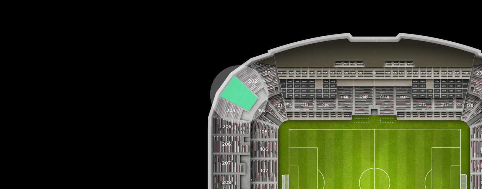 Seat view from Upper Corner