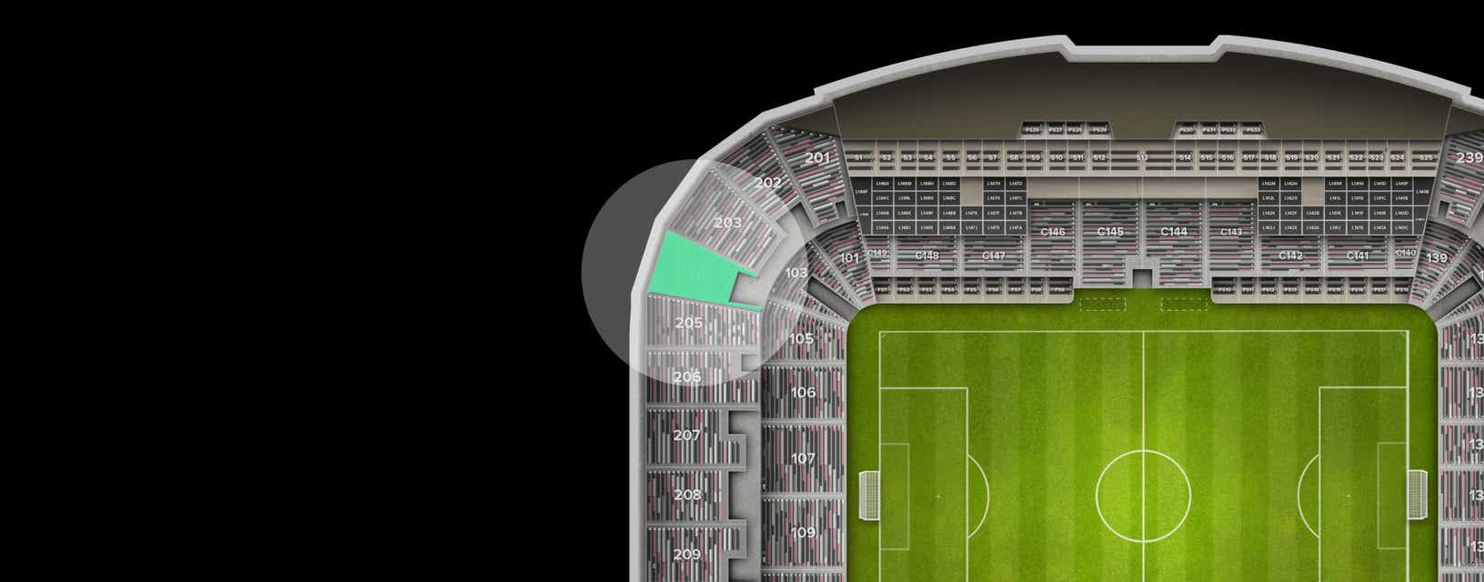 Seat view from Upper Corner