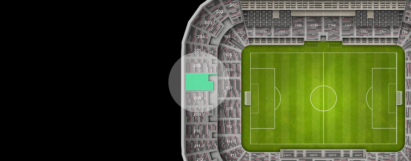 Seat view from Upper Goal