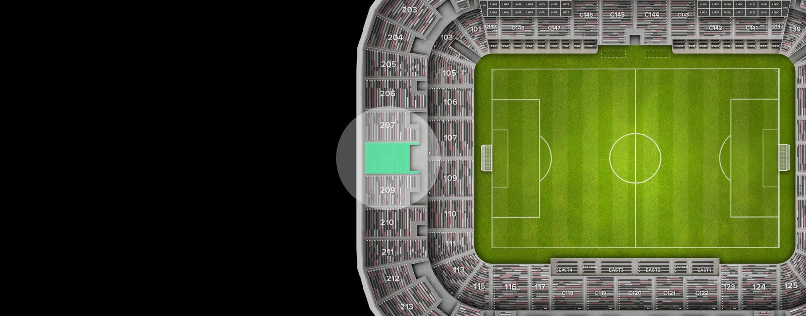 Seat view from Upper Goal