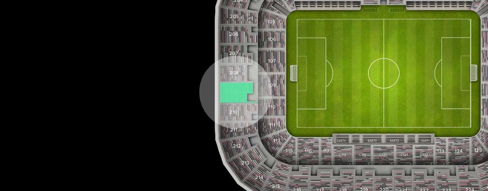 Seat view from Upper Goal