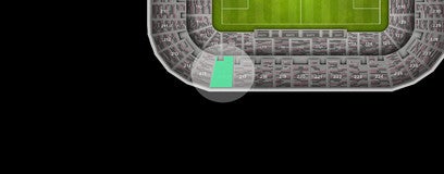 Seat view from Upper Sideline