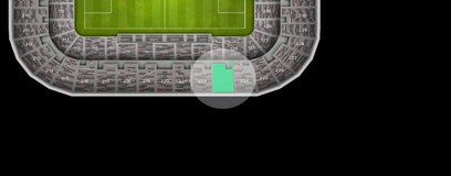 Seat view from Upper Sideline