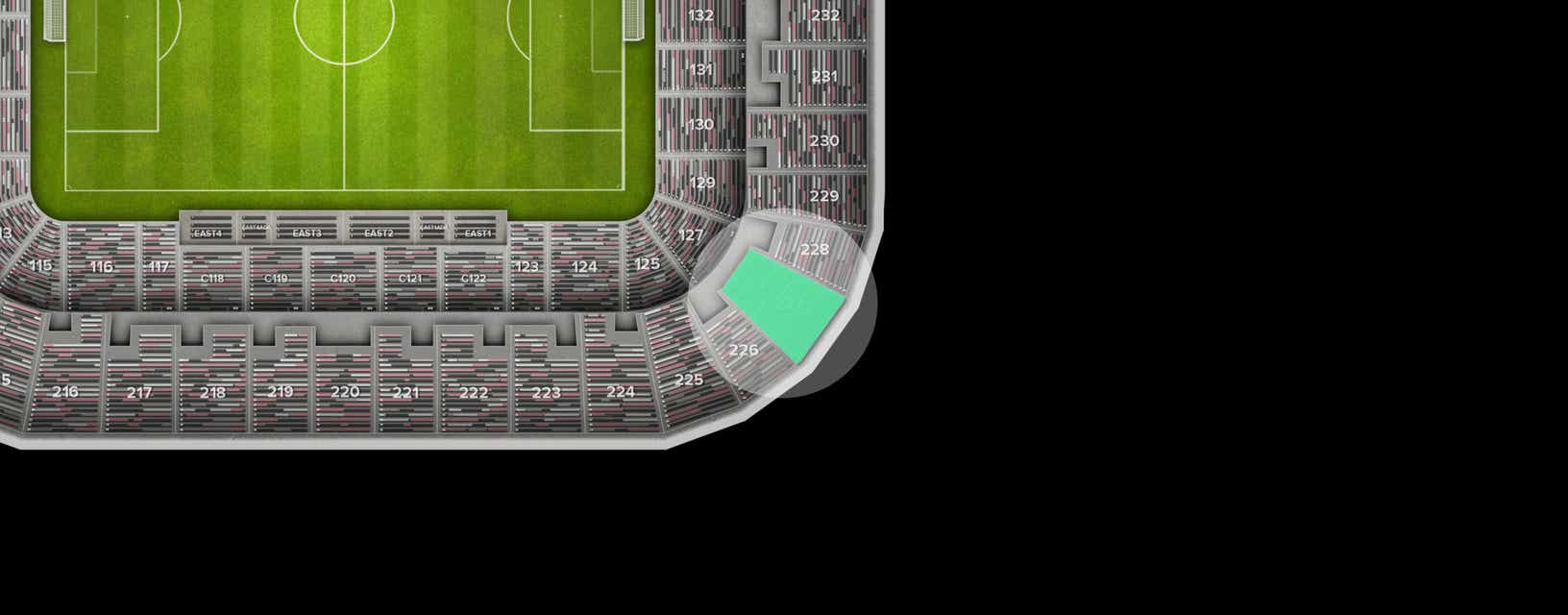 Seat view from Upper Corner