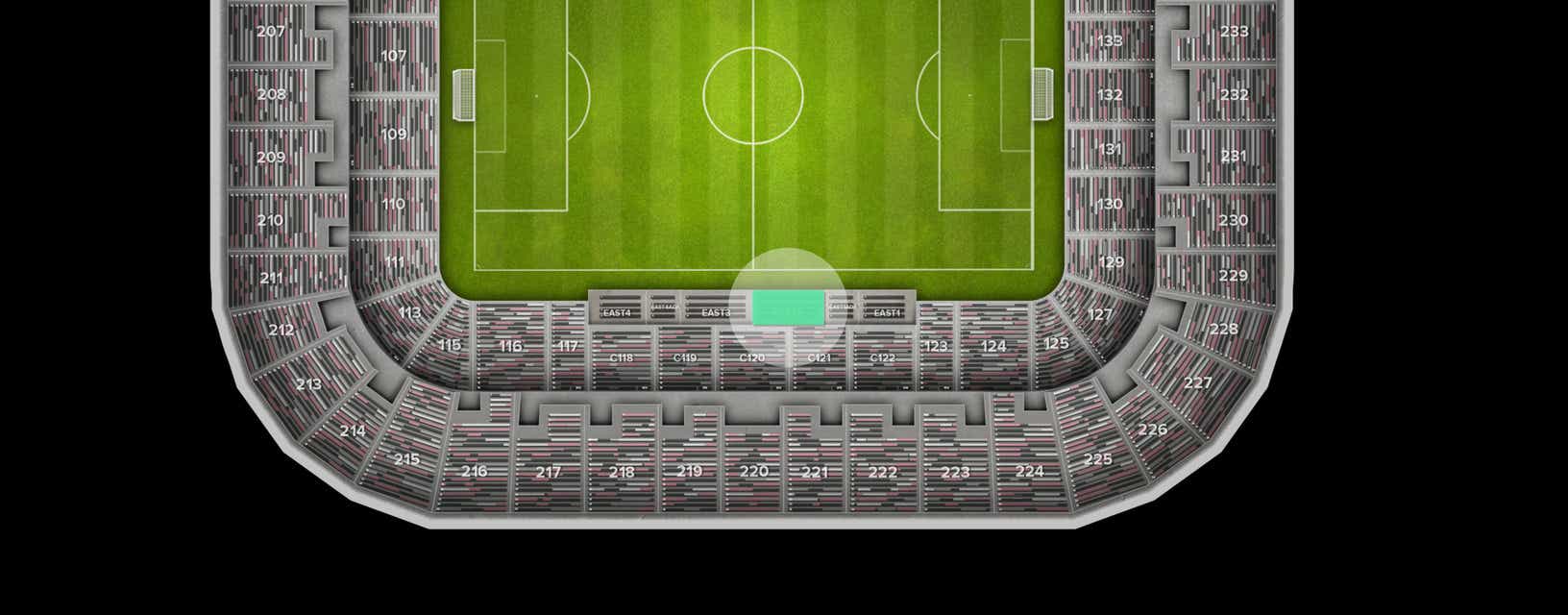 Seat view from Suite