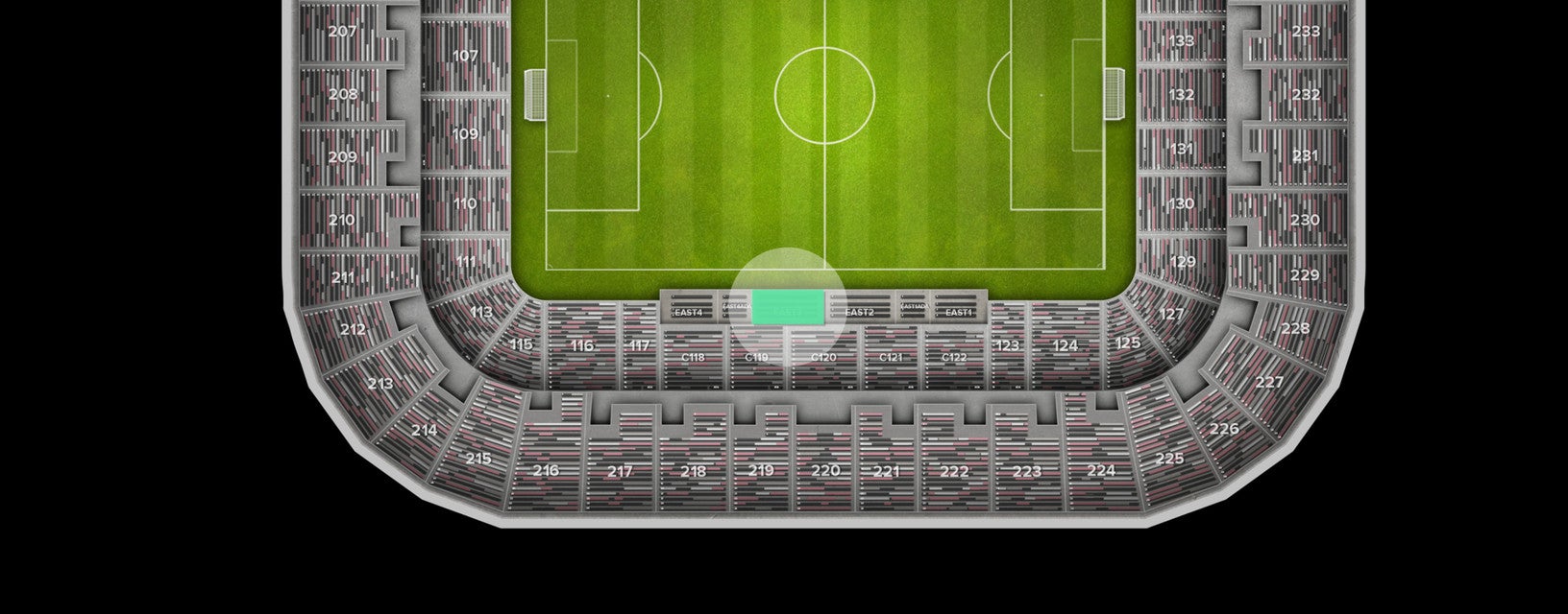 Seat view from Suite