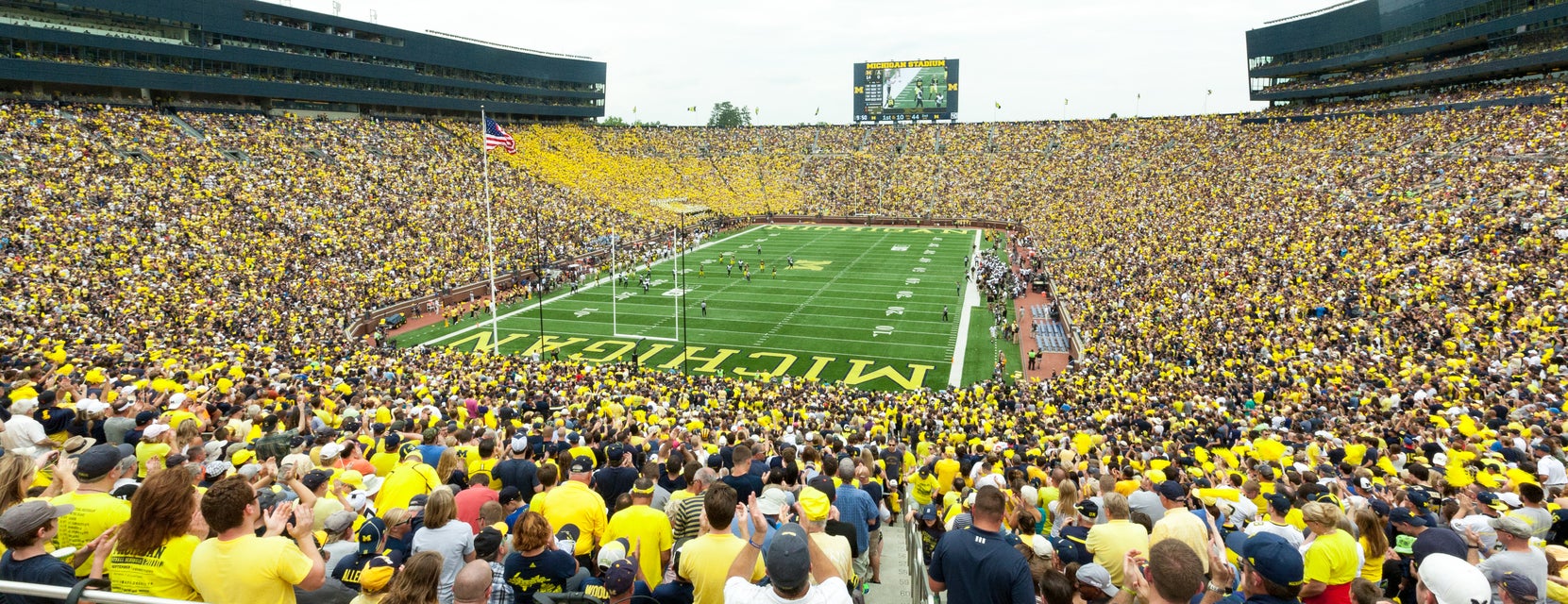 Seat view from End Zone