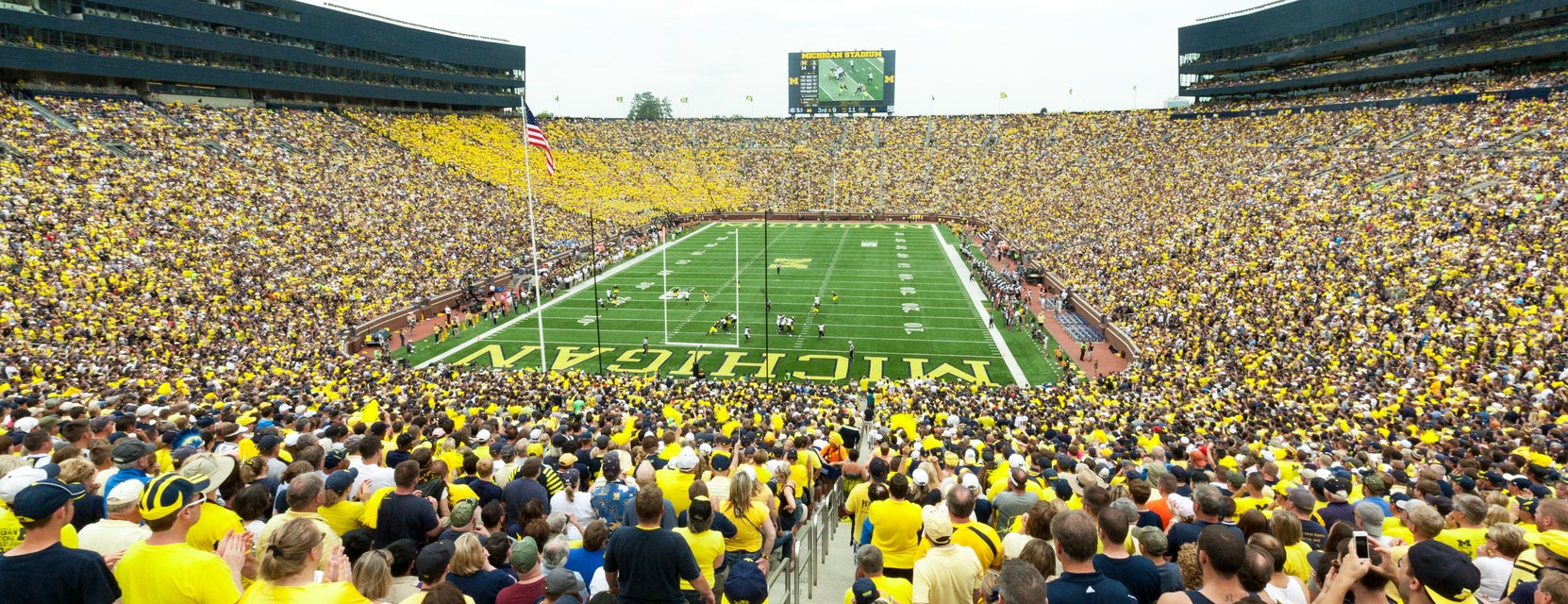 Seat view from End Zone
