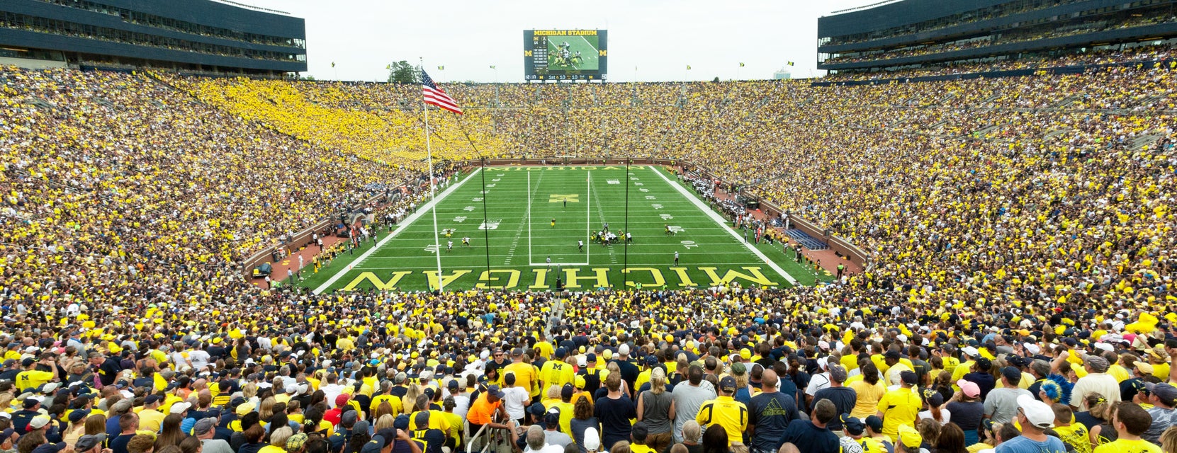 Seat view from End Zone