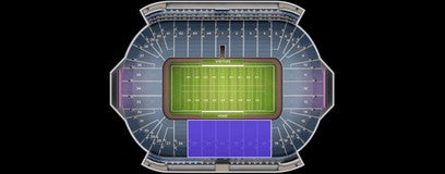 Seat view from Lower Sideline