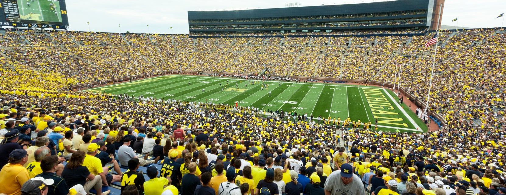 Seat view from Sideline