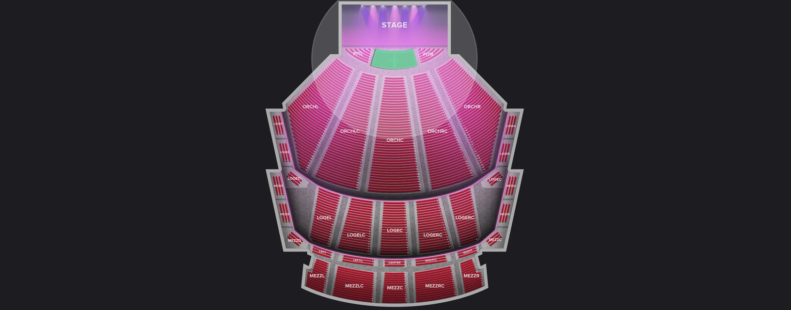 Seat view from Pit